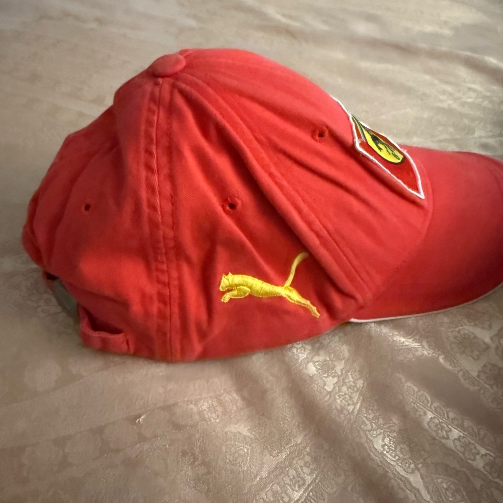 Puma Red Cap with Ferrari Logo - Picture 2 of 5